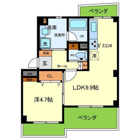 ポートステージ千里丘の物件間取画像